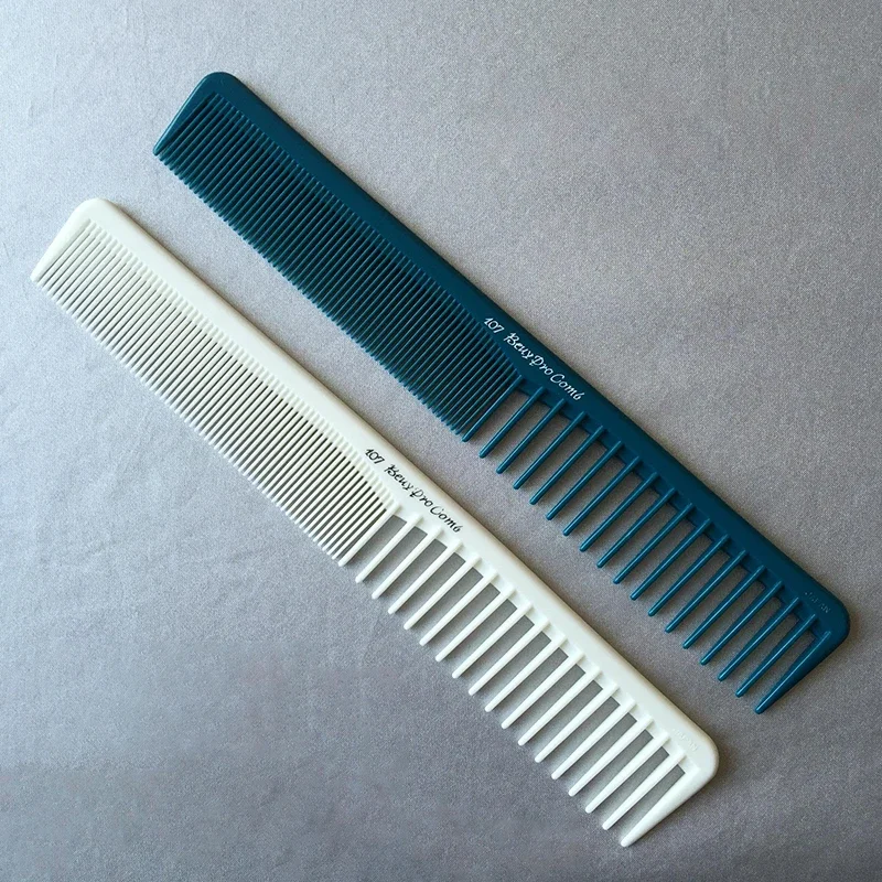 Peines de corte de pelo profesionales, peine cortador de cabeza plana antiestático, cepillo de corte de pelo de dientes finos, herramientas de salón, accesorios de peluquero, 2/3 Uds.