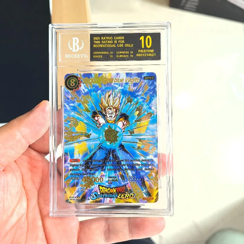 DIY Edition US Version Dragon Ball Anime Game Merchandise Stamped Son Goku Vegetto Jiren Collectible Graded Card Toy Gift