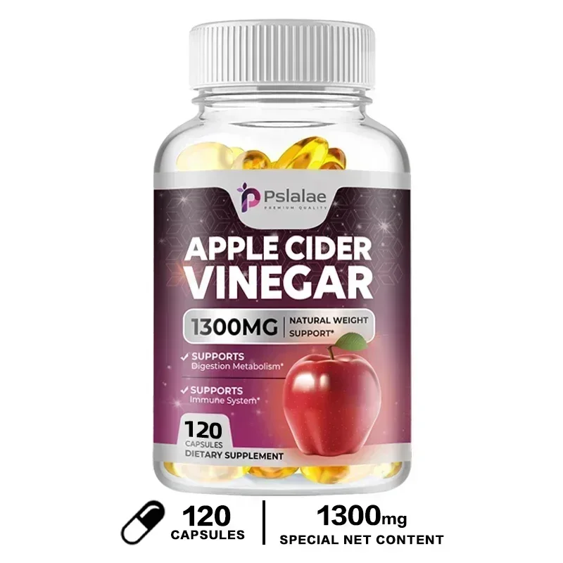 Apple Cider Vinegar - Fat Burner, Natural Detox and Cleanse, Energy Support Supplement