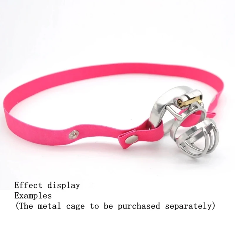 Elastic Auxiliary Belt For Chastity Cage,Male Bondage Penis Ring Fixed Belt,Adjustable Rope Cock Cage Stereotype Sex Toy For Man