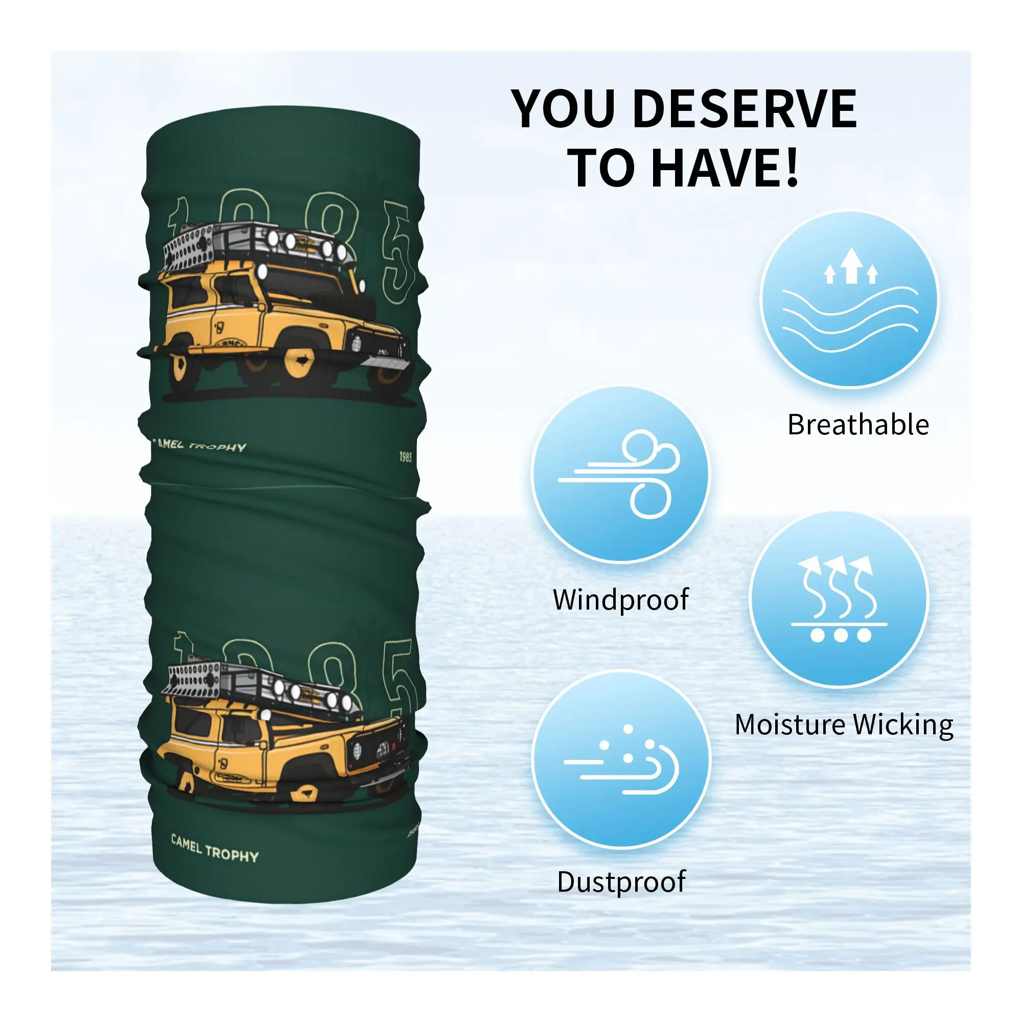 مخصص C-Camels باندانا الرقبة أدفأ الرجال النساء الشتاء التزلج التنزه وشاح الجراب المدافع 110 واقي الوجه