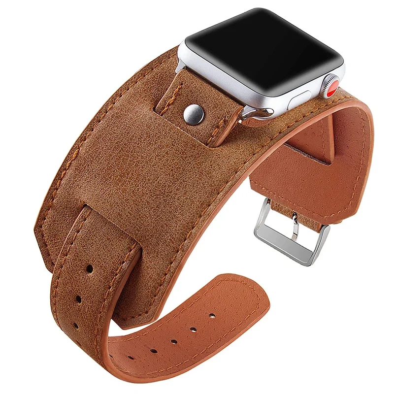 bracelet for apple Watch band 49mm 44mm Retro correa 40mm 38/42mm leather watchband iwatch series ultra 2 8 7 6 5 4 Se 41mm/45mm