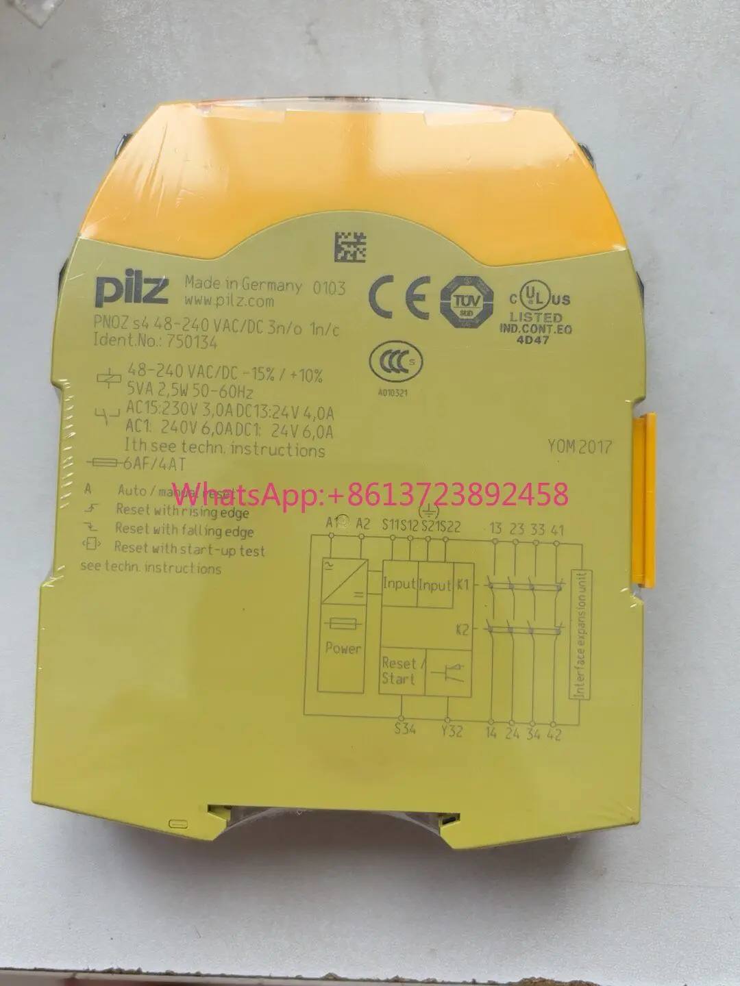 

PILZ Pilz Relay S4 750134 New AC Electric in Stock
