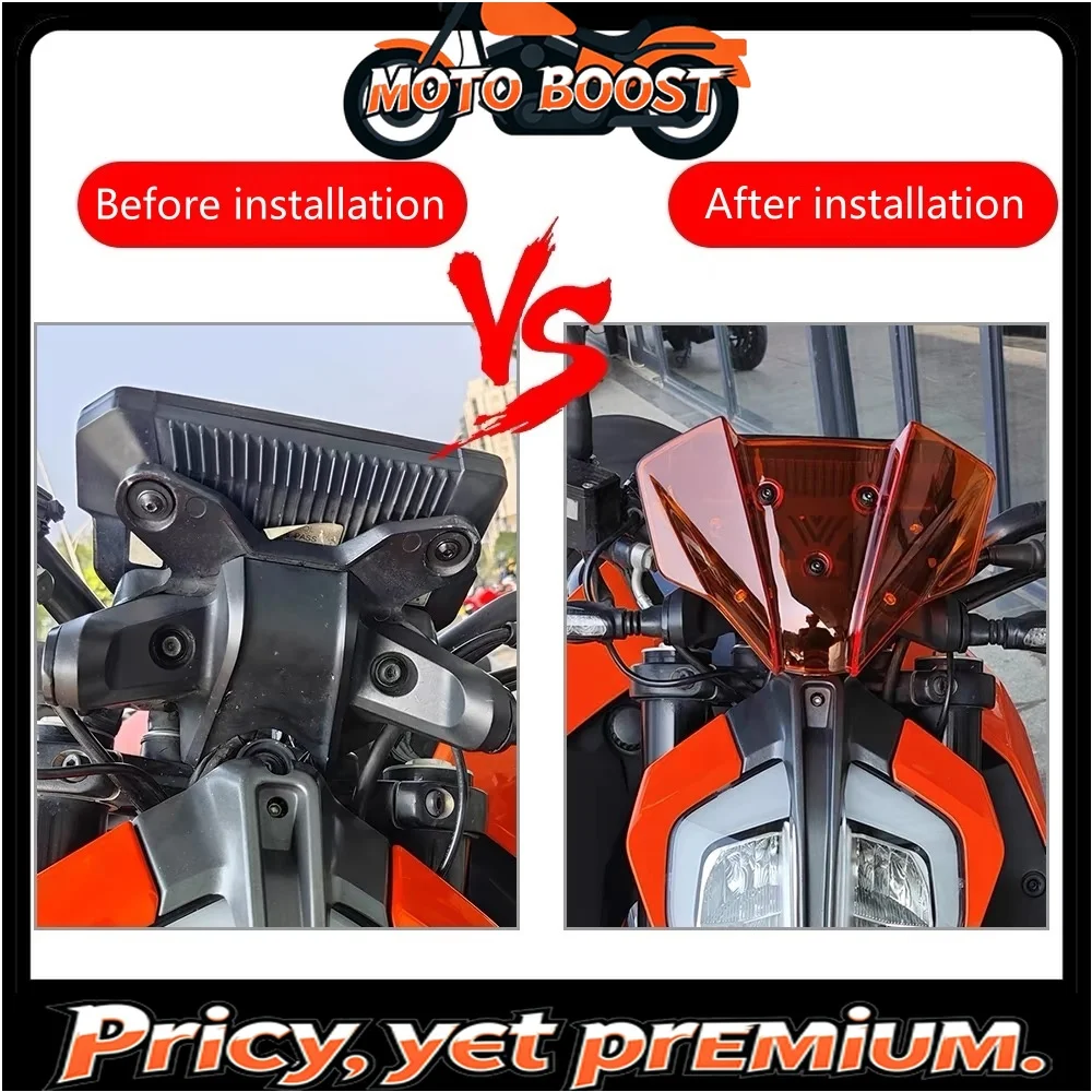2017-2023 Suitable for Duke 390 250 125 DUKE390 DUKE250 DUKE125 motorcycle windshield windshield protective cover