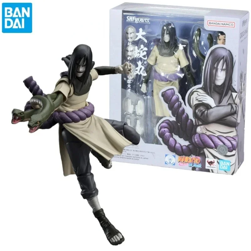 

In Stock Bandai S.H.Figuarts SHF Naruto Orochimaru Eternal Truth-Seeker Shippuden Anime Action Figures Model Toys Doll Gifts