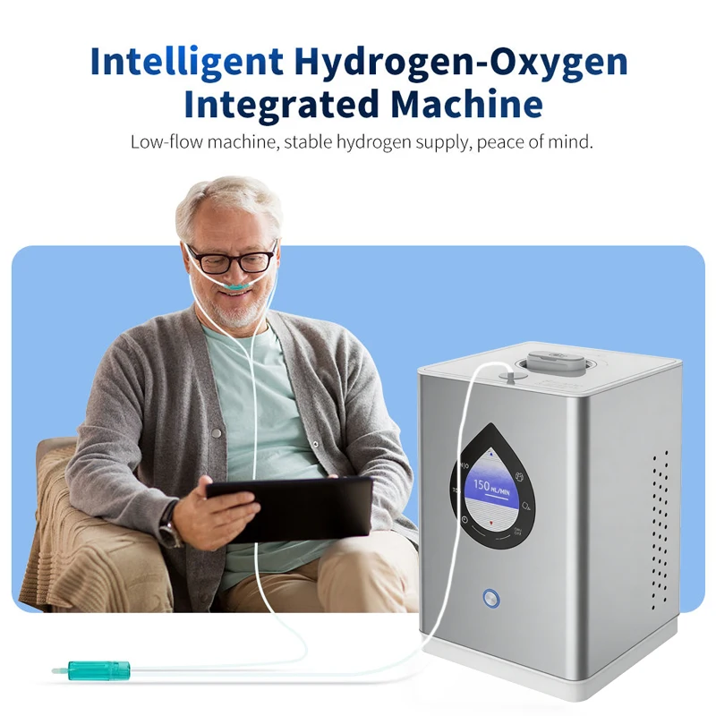SPE PEM Tech H2 Inhaler Brown Gas Generator Hydrogen Inhalation Machine 225ml Hydrogen Molecular Pure H2 & O2 Versatile Device