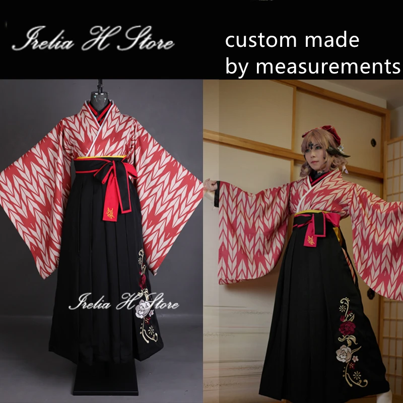 Irelia H Store Customize FF14 Final Fantasy XIV Far Eastern Schoolgirl's Hakama Cosplay Costume Hair Ribbon