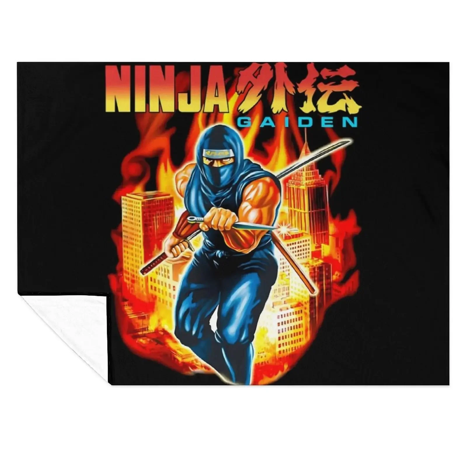 

NINJA GAIDEN BOX ART Throw Blanket Softest Thin Beautifuls Bed Blankets