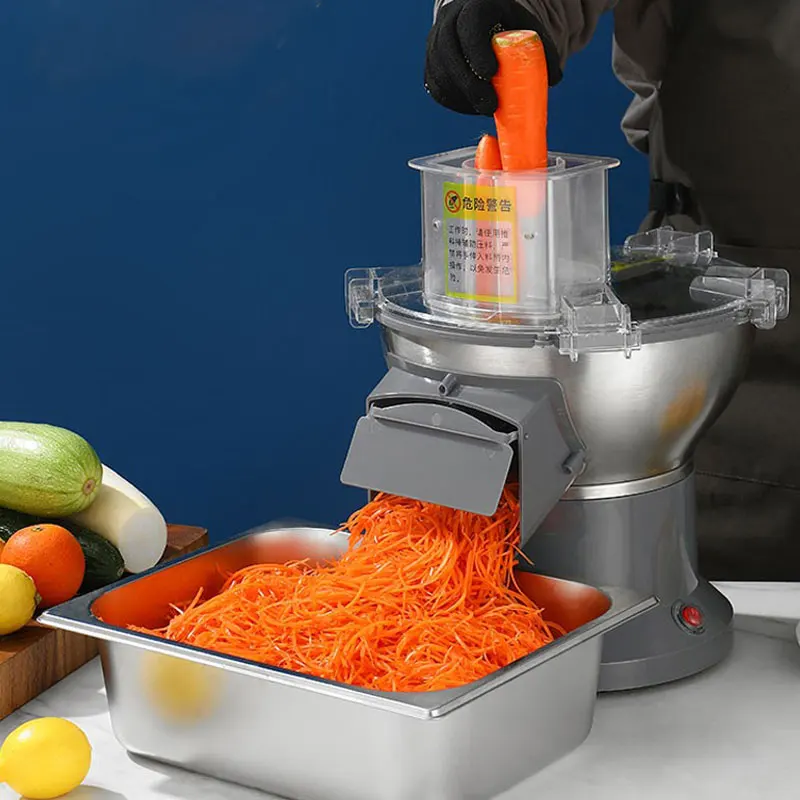 Electric potatoes French fries chips cutter Slicer carrot dicing machine shredding grater machine Ham Granulator food processor