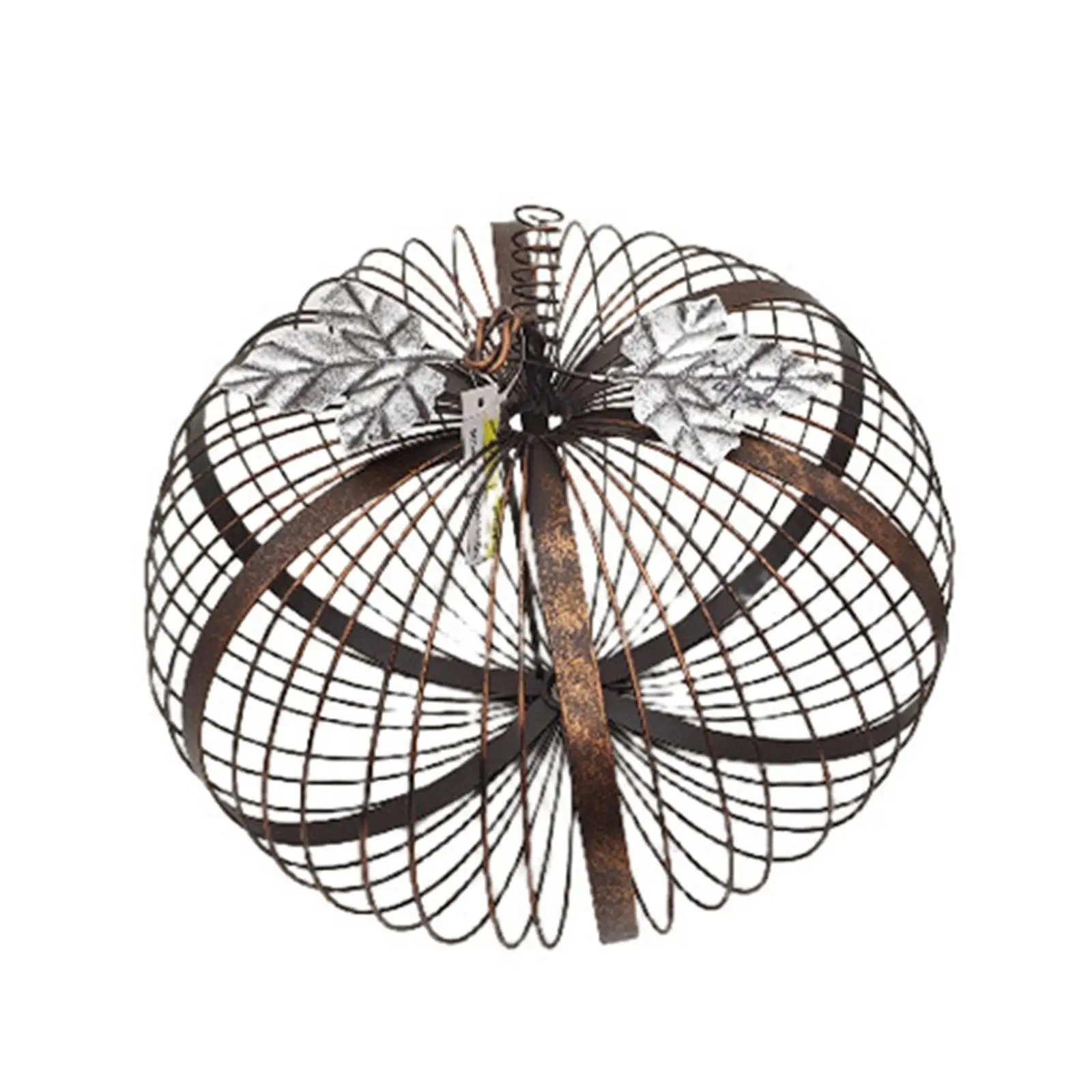 

Halloween Pumpkin Decoration Metal Table Centerpiece Gift Home Decor Iron Pumpkin Ornament for Festive Bedroom Party Living Room