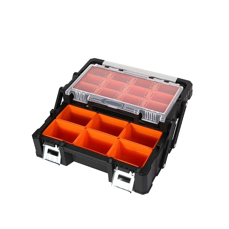 Plastic Hand Tool Box High Temperature Resistance Multi-functional Household Parts Screw Storage Boxes Moisture Tools Packaging