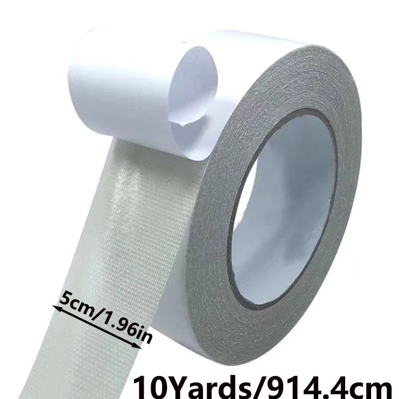 50mm X 10 Yard Carpet Tape Double Sided For Area Rug Carpet Adhesive Removable Multi-Purpose Binding Tape Cloth Hardwood Floor