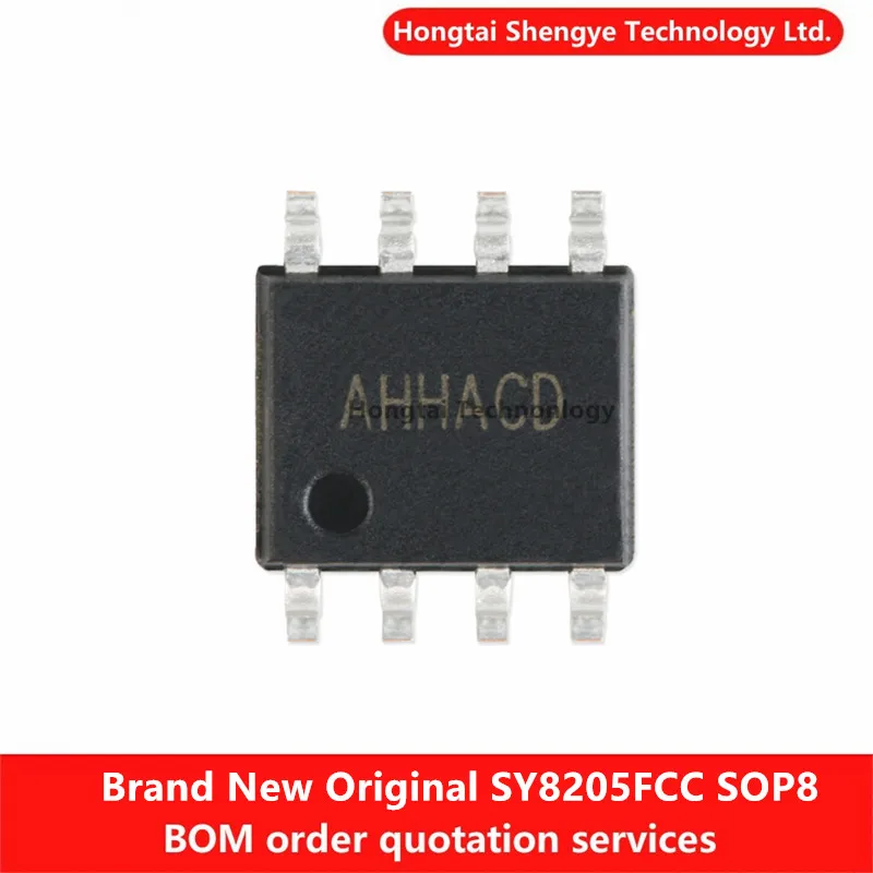 New Genuine SY8205FCC Silkscreen AHH SOIC-8 Synchronous Step-Down DC-DC Regulator Chip