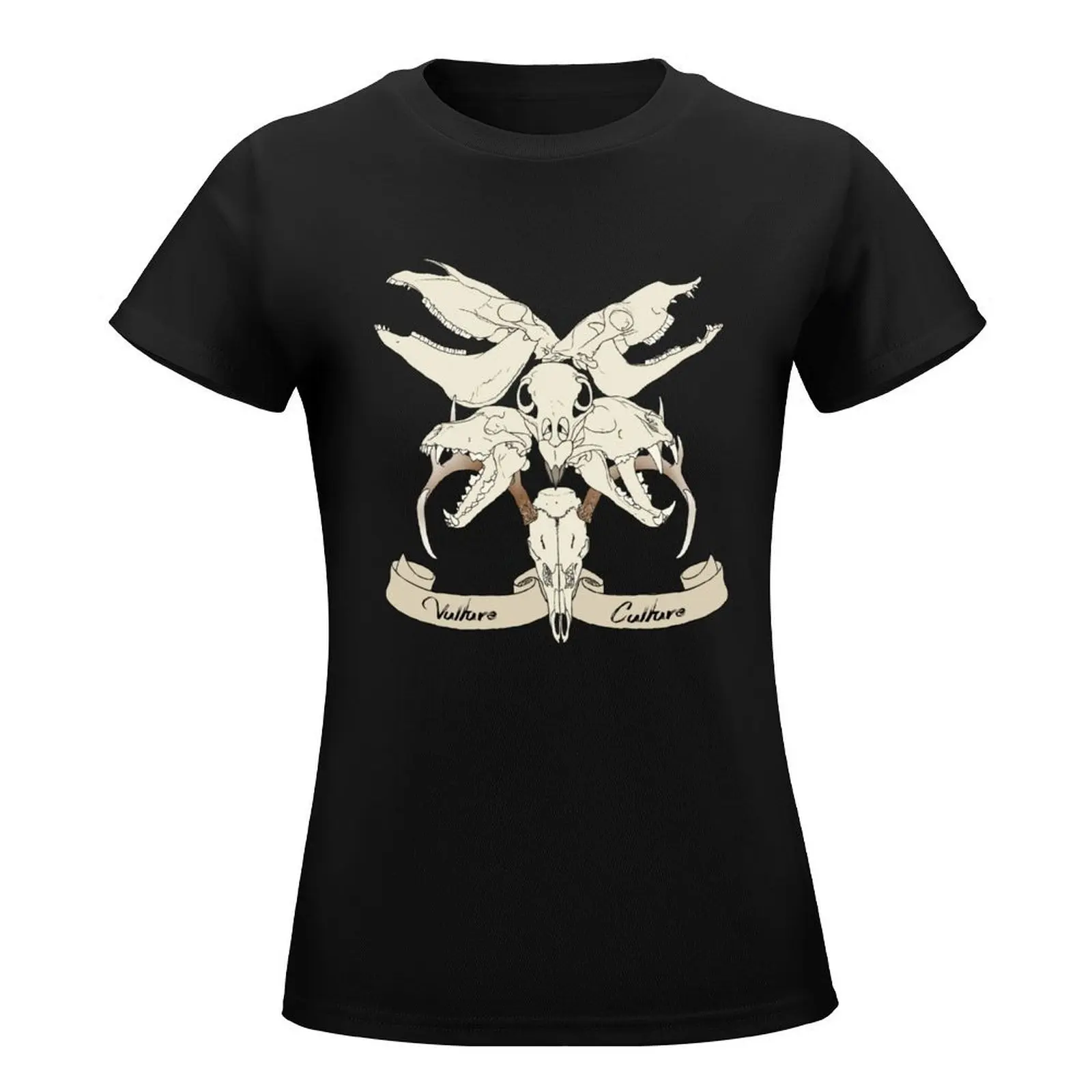 Vulture Culture Skulls T-Shirt cute tops Aesthetic clothing woman t shirt