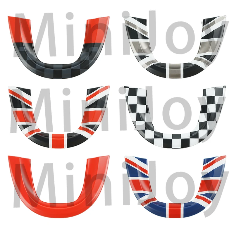 Union Jack Car Interior Roof Reading Light Lamp Sticker Cover For MINI Cooper F56 F55 Countryman F60 Clubman F54 Accessories