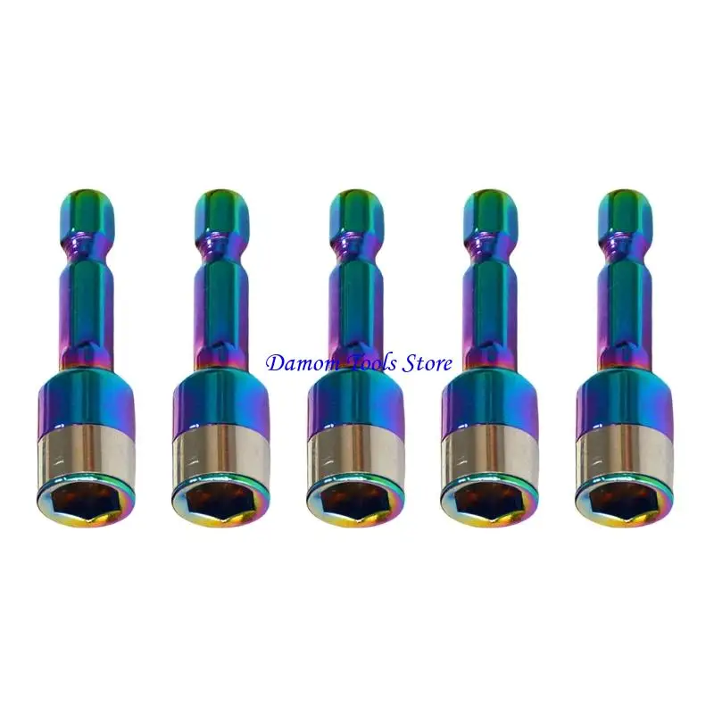 57BE 5Pcs 8Mm Professional Metal Construction Roofing Screw With Enhances Grip Design 45Mm Length For Secure Installation