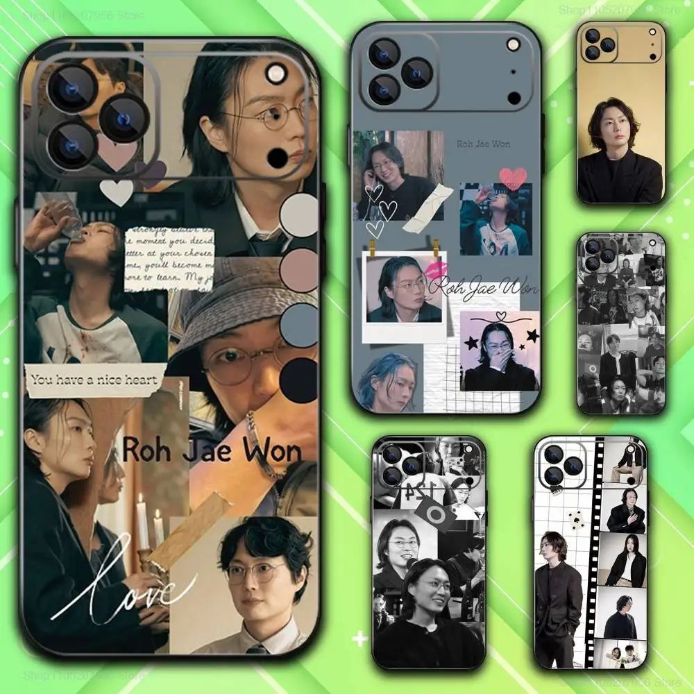 

R-Roh Actor J-Jae Won Phone Case For iPhone 17,16,15,14,13,12,11,Plus,E,Air,Pro,Max,Mini Black Cover