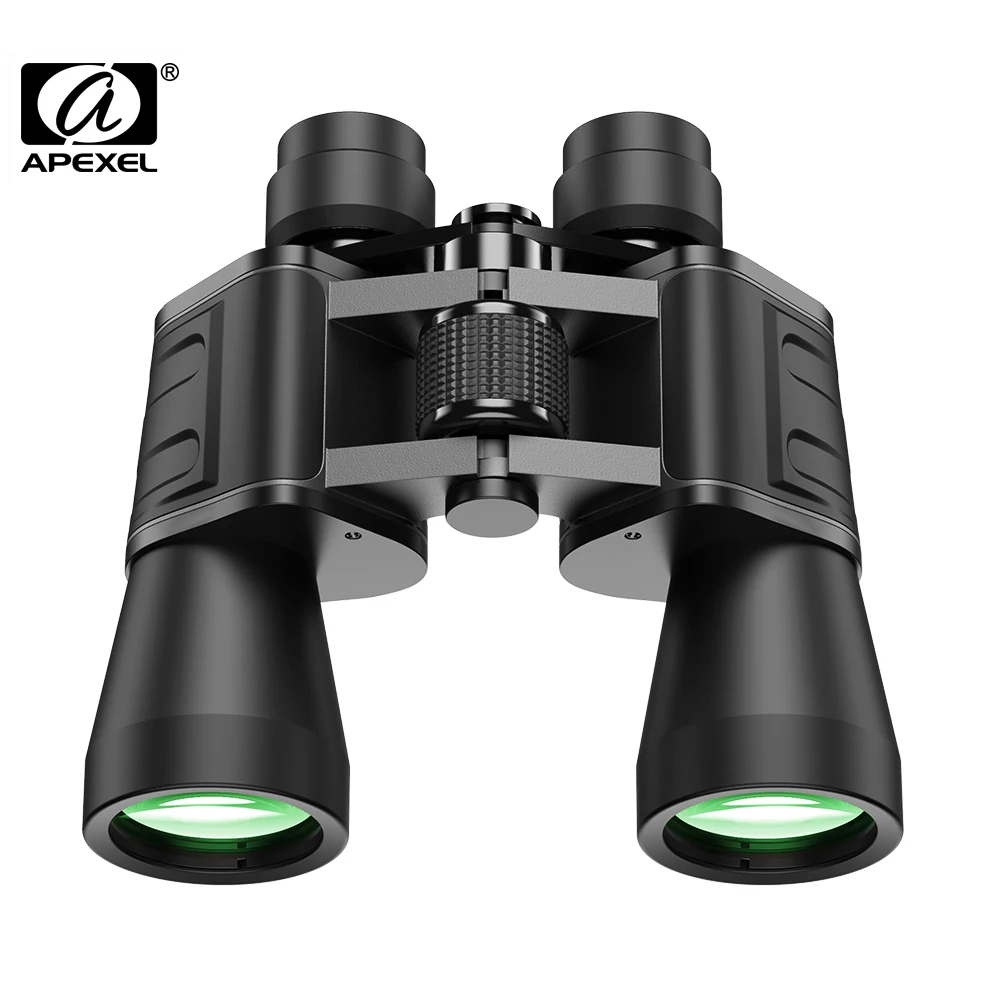 

APEXEL 20x50 Binoculars Long Range HD Powerful Telescope Large View Super Zoom Bak4 Prism Lens for Bird Watching Hunting Travel