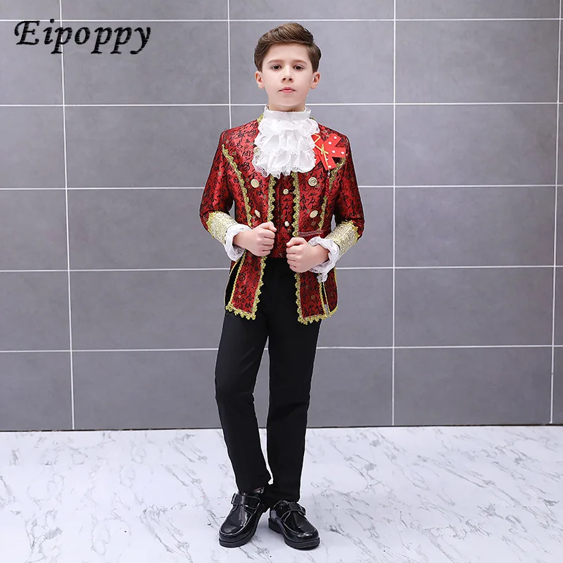 أداء الرجال الرجعية اللباس الأمير ، الساحرة مجموعة اللباس المرحلة الأوروبي