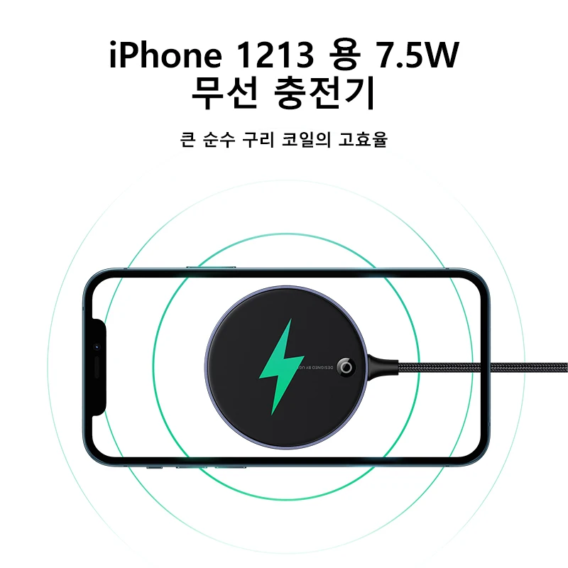 Ugreen magnético carregador sem fio para iphone 14 13 série carregador de telefone ímã indução carregador para iphone almofada carregamento sem fio