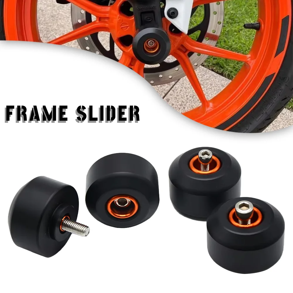 

Front Rear Fork Wheel Frame Slider Crash Protector Pads Roda For DUKE/RC 125 200 250 390 DUKE125 200 DUKE250 DUKE390 2024