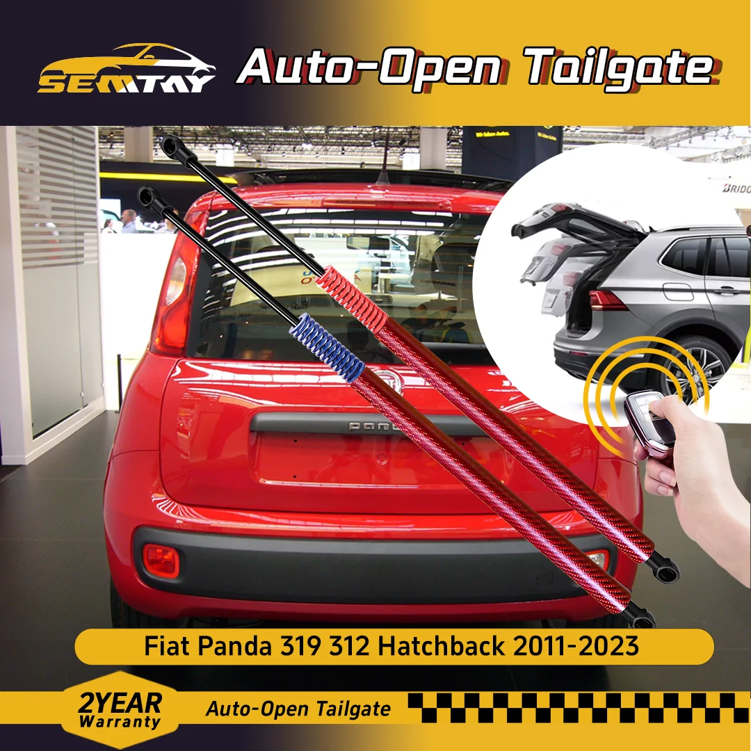 피아트 판다 319 312 해치백 2011-2023 리어 테일게이트 부트 리프트 서포트용 SEMTAY 자동 리프팅 트렁크 스트럿 (스프링 포함)
