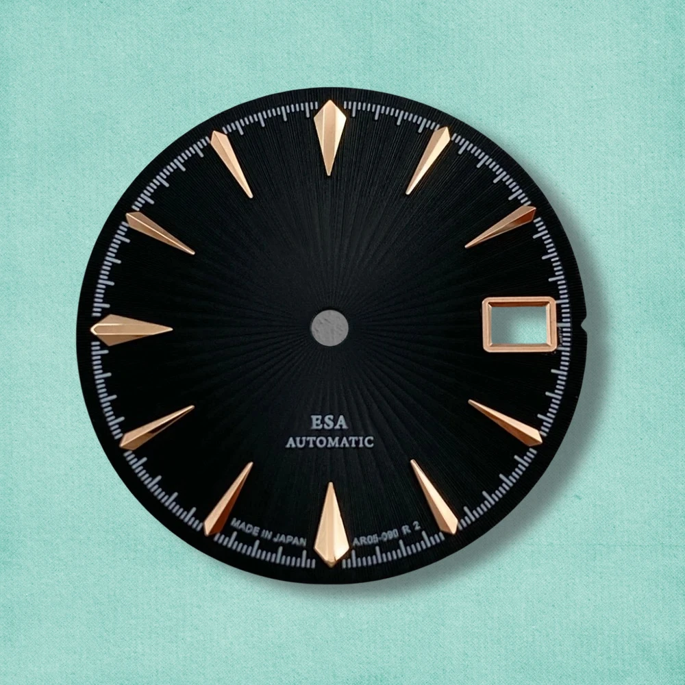 

28.5mm S Logo Cocktail Dial Fit NH35 Movement High-Quality Vertical Grain Dial Watch Modification Accessories