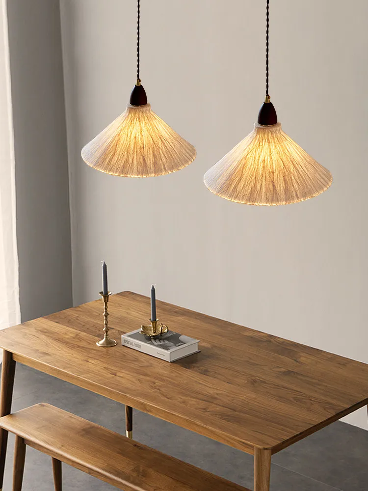 Japanese style Quirky Wind Xuan Paper Pendant, Retro Handmade Tea Room, Zen style Homestay, Entrance Light Fixture