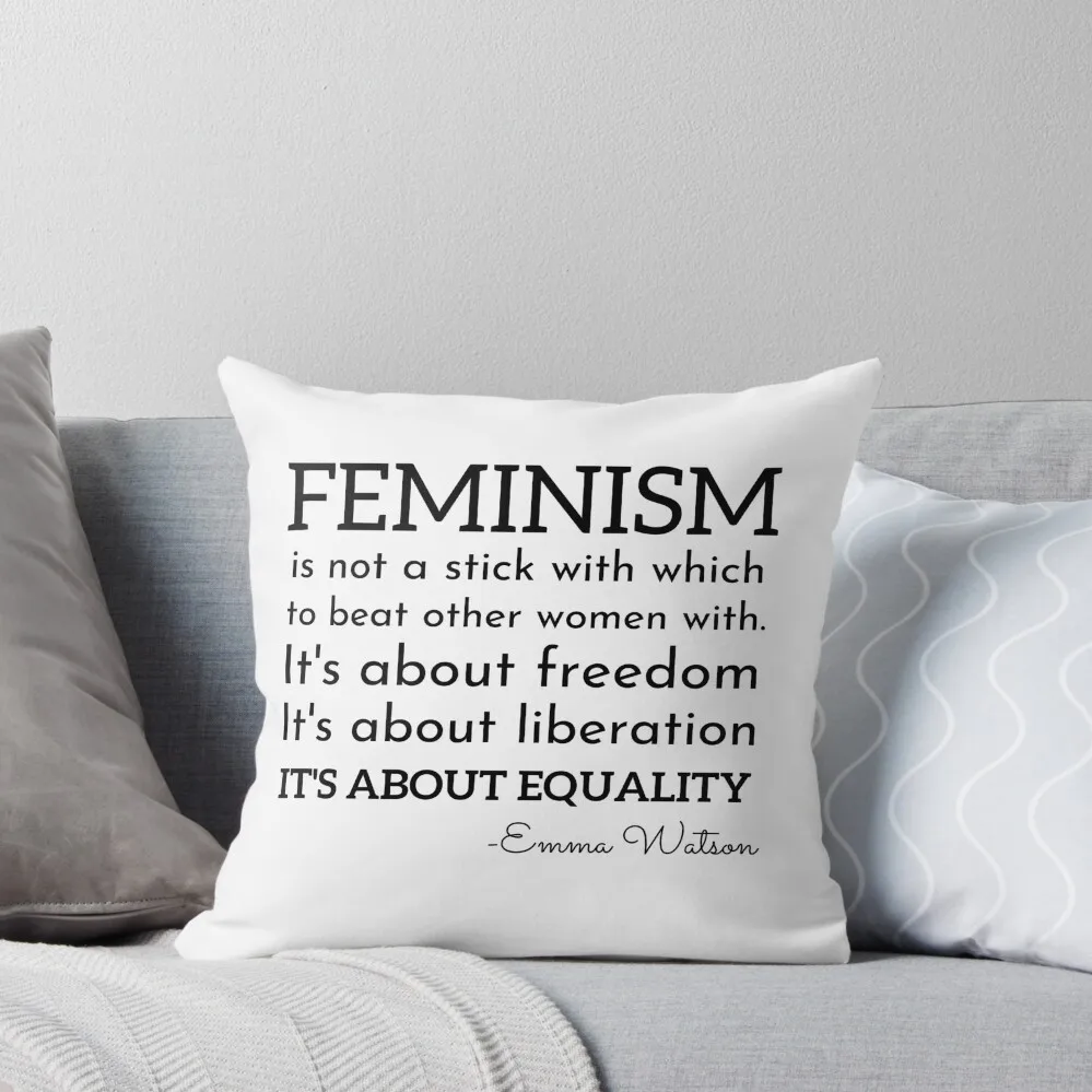 النسوية بواسطة إيما واتسون رمي وسادة وسائد الزينة لغرفة المعيشة وسادة المخدة وسادة وسادة