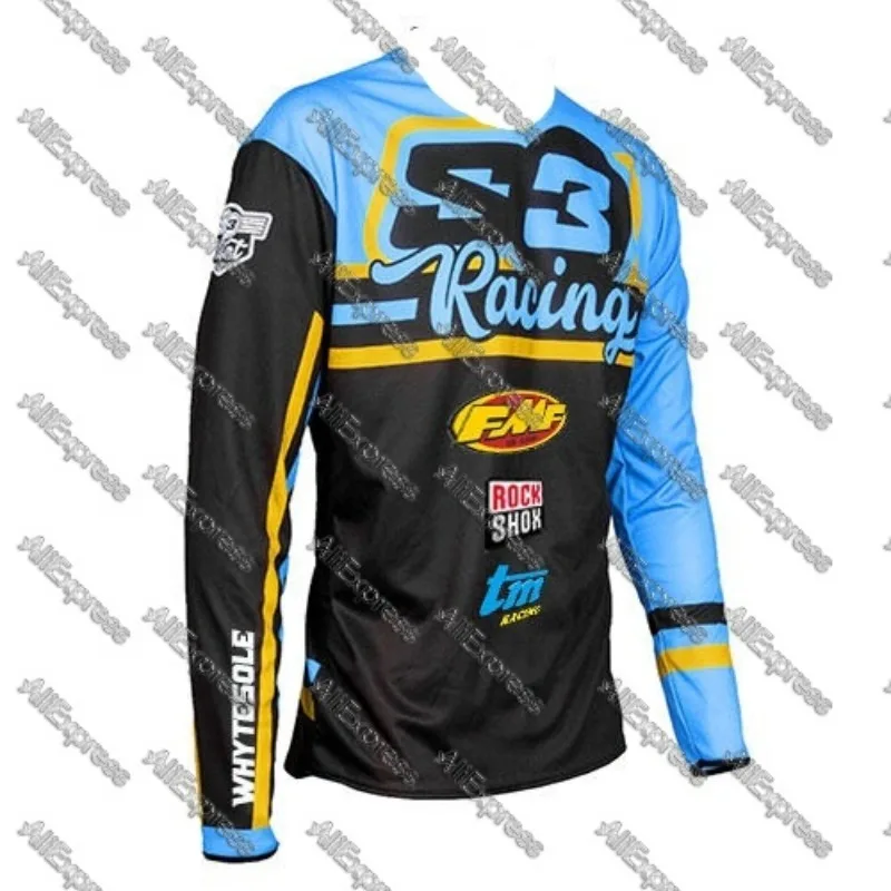 Herren Downhill Enduro Moto Jersey Unisex Off-Road DH Motocross MX Radfahren Sweatshirt BMX Racing Shirt Outdoor Sportbekleidung