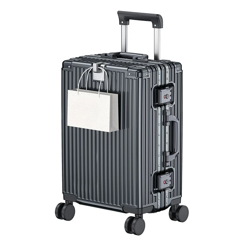 

New, multi functional PC suitcase, high value 24 inches, aluminum frame, password, travel, boarding.