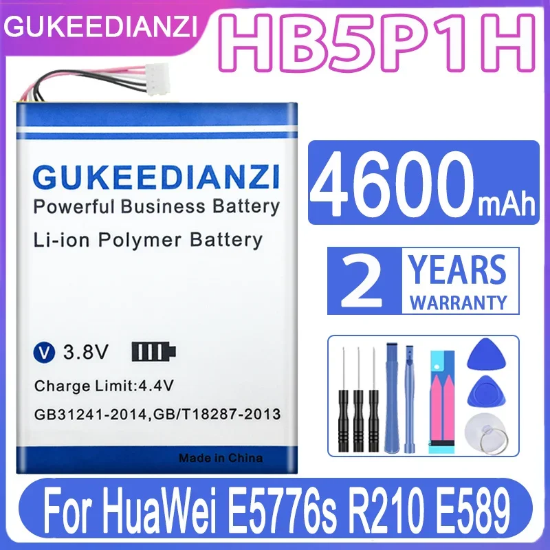 

Аккумулятор GUKEEDIANZI 4600 мАч HB5P1H для Huawei E589 R210 E5776s E5776S-22/32/501/601/860/922, батарея + Бесплатные инструменты