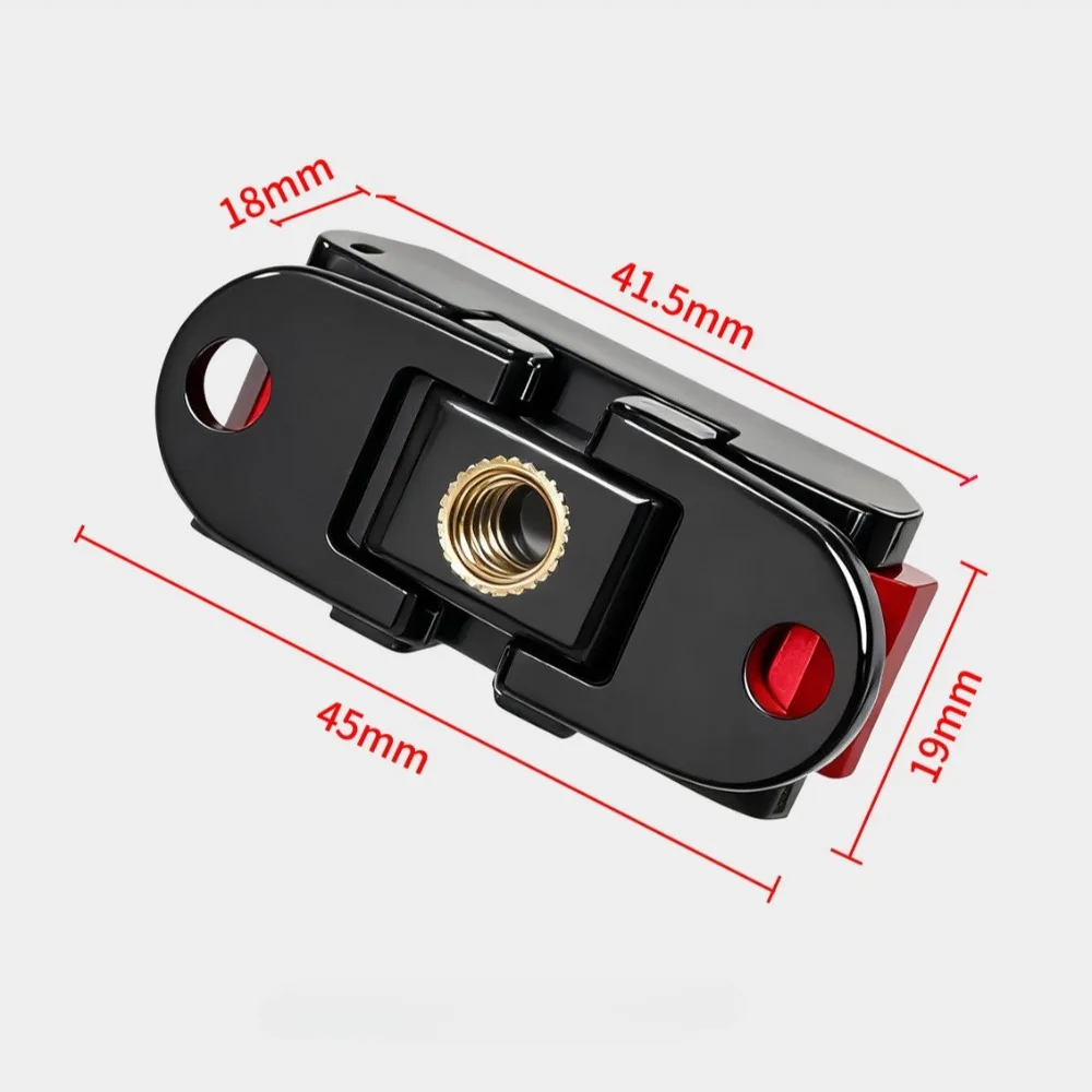 For Insta 360 Ace Pro 2 Alloy Magnetic Quick Release Adapter Base Mount Adapter Bracket 1/4 Thread Interface For Insta 360 X5