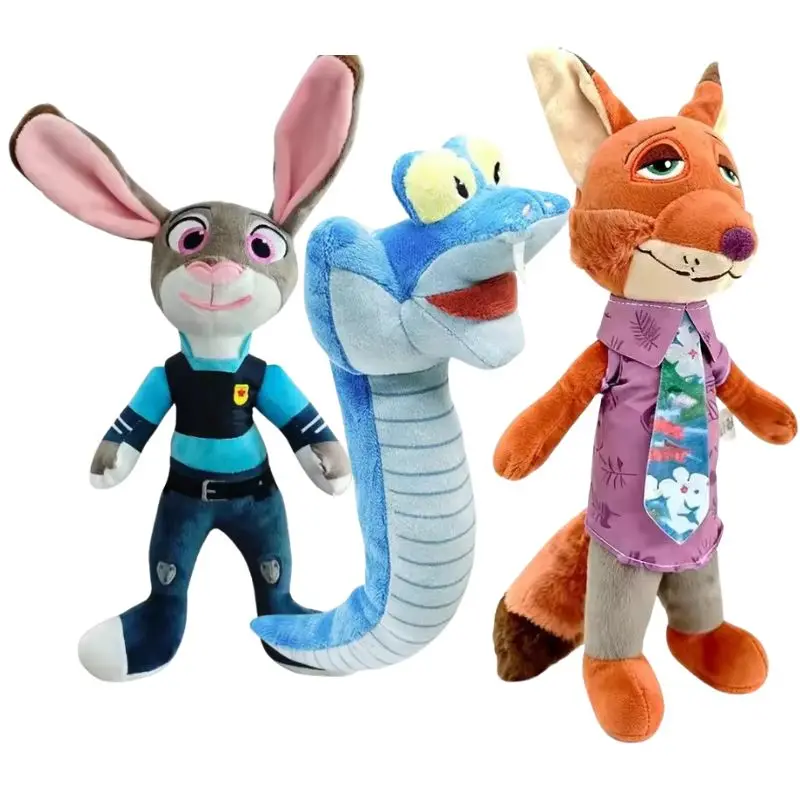 

hot toy Disney Cartoon Anime Movie Zootopia 2 Plush Toys Judy the Bunny Doll Nick the Fox Soft Stuffed Animals Toys Kids Xmas Gi