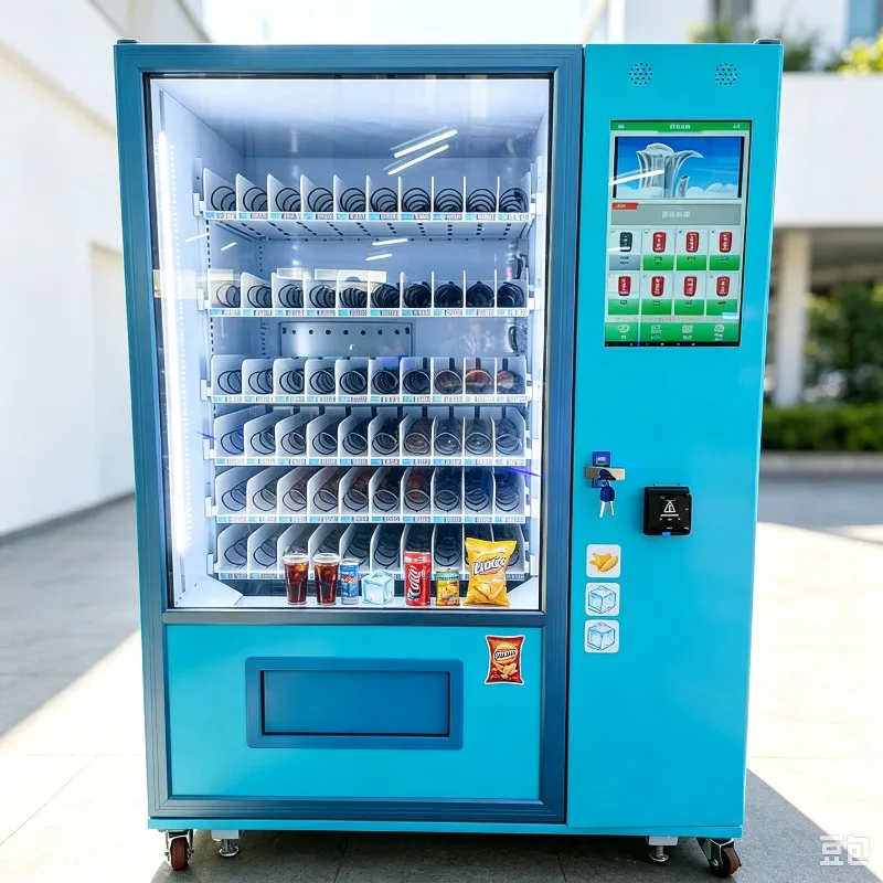 Snack Vending Machine Touch Screen Vending Machine QR Code Payment Automatic Snack Food Vending Machine FL Customized