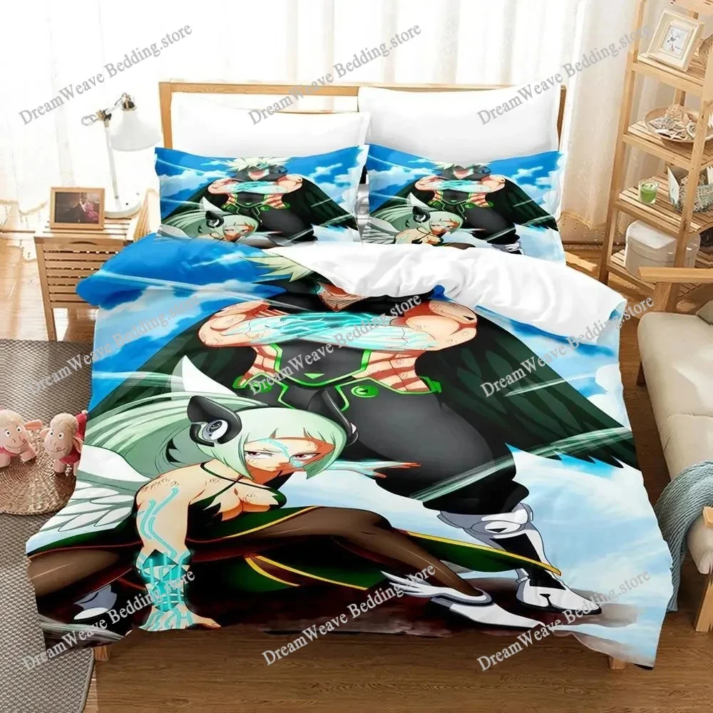 

3D Printed Anime Edens Zero Bedding Set Duvet Cover Bed Set Quilt Cover Pillowcase Comforter King Queen Size Boys Adult Bedding