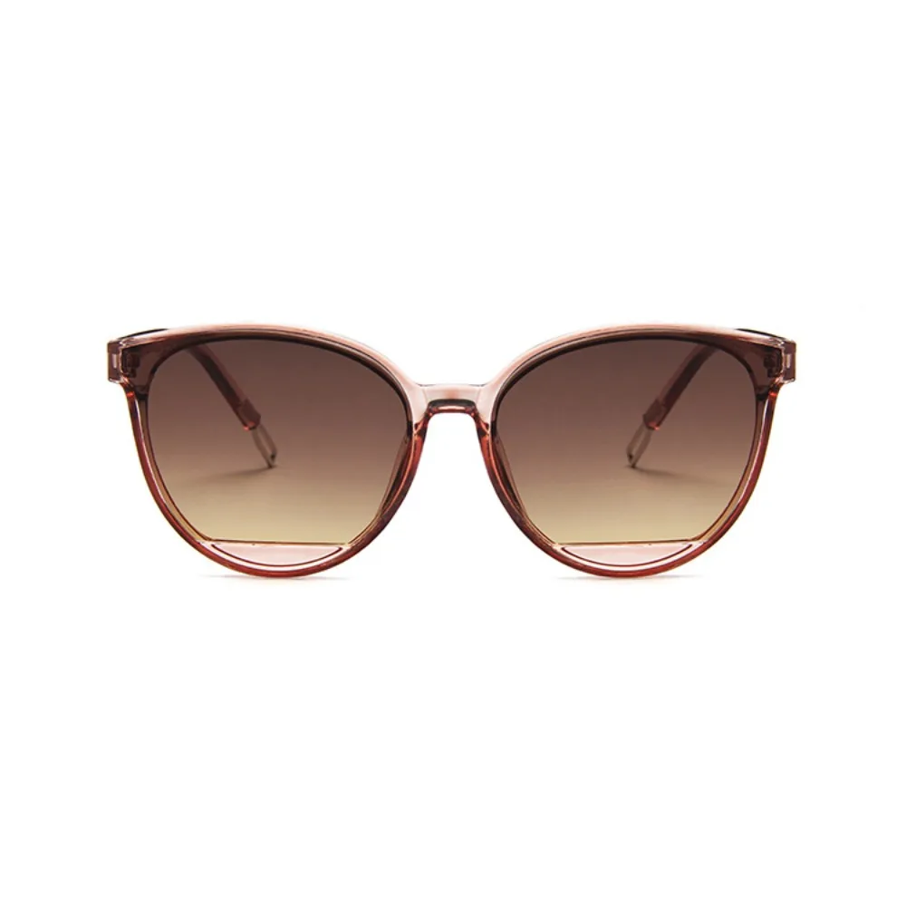 Personalized Vintage Large Frame Sunglasses Trendy Retro Multicolor Lenses Eyewear Lightweight Jelly UV400 Sun Glasses Unisex