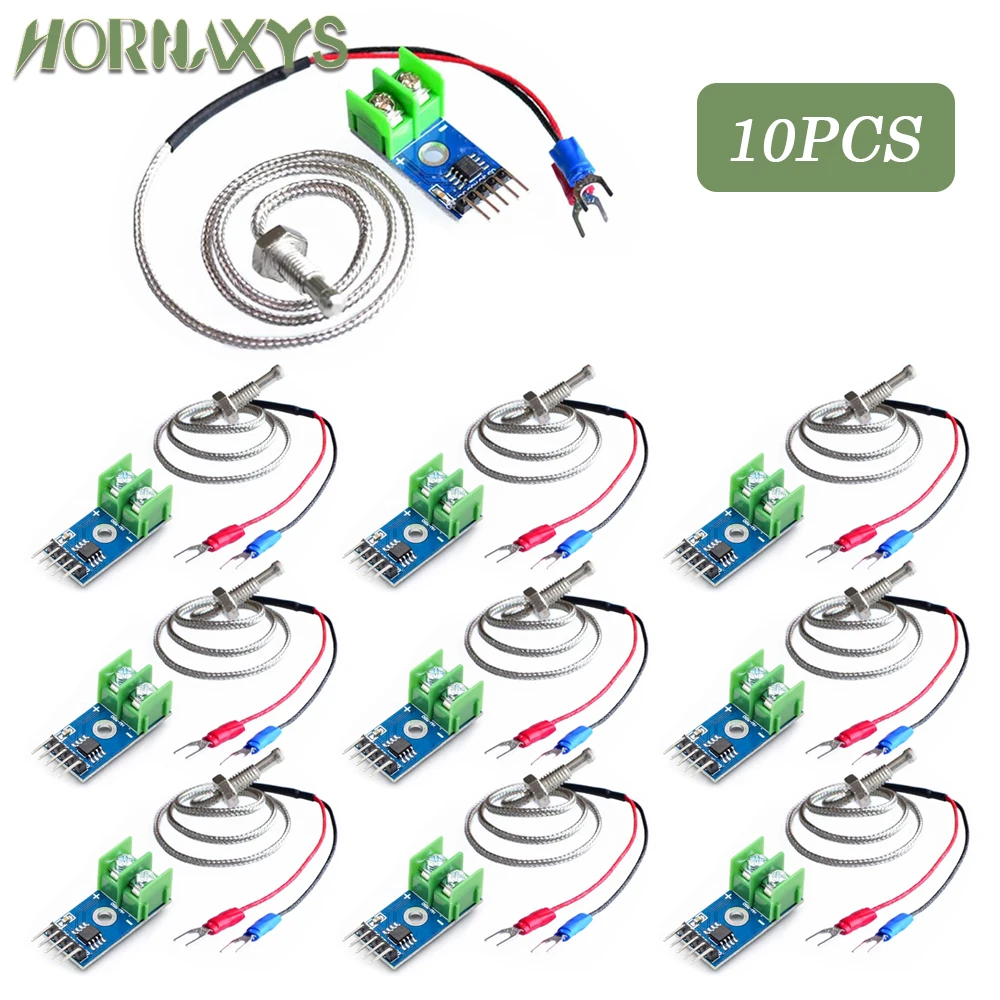 

1-10pcs MAX6675 Temperature Sensor Board SPI Interface K Type Temperature Measurement Sensor Module Range for Arduino DIY