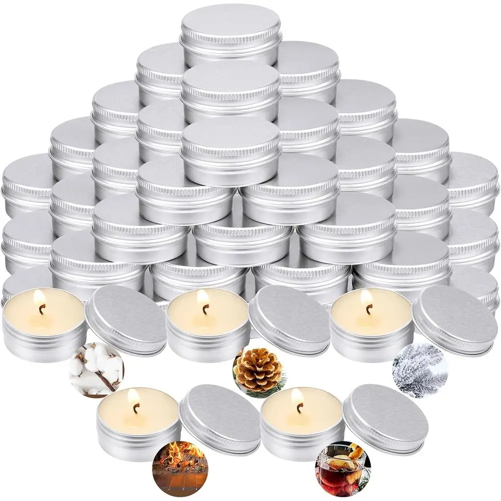

50 Pcs Chrisas lavor Wedding Scented Candles Git Travel Tin Candle Aromatherapy Candle or Chrisas Winter Baby Shower avWedding G