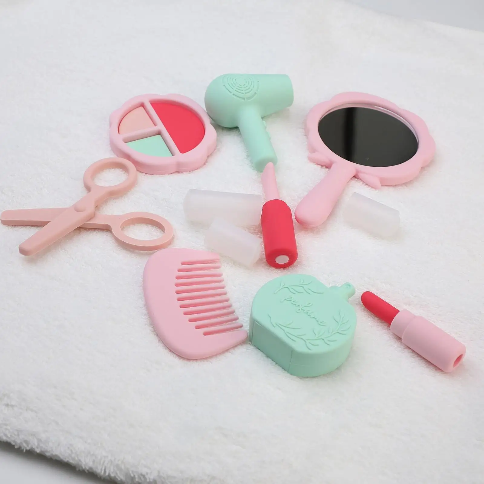 Juego de peluquería para niños, kits de juguetes de maquillaje, aprendizaje temprano para niñas pequeñas