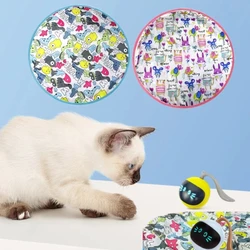 Interactive Smart Cat Toy Kitten Hiding Cover Exercise Toys Automatic Self Rotating Pet Ball Toy Hunting Toys for Cats Indoor