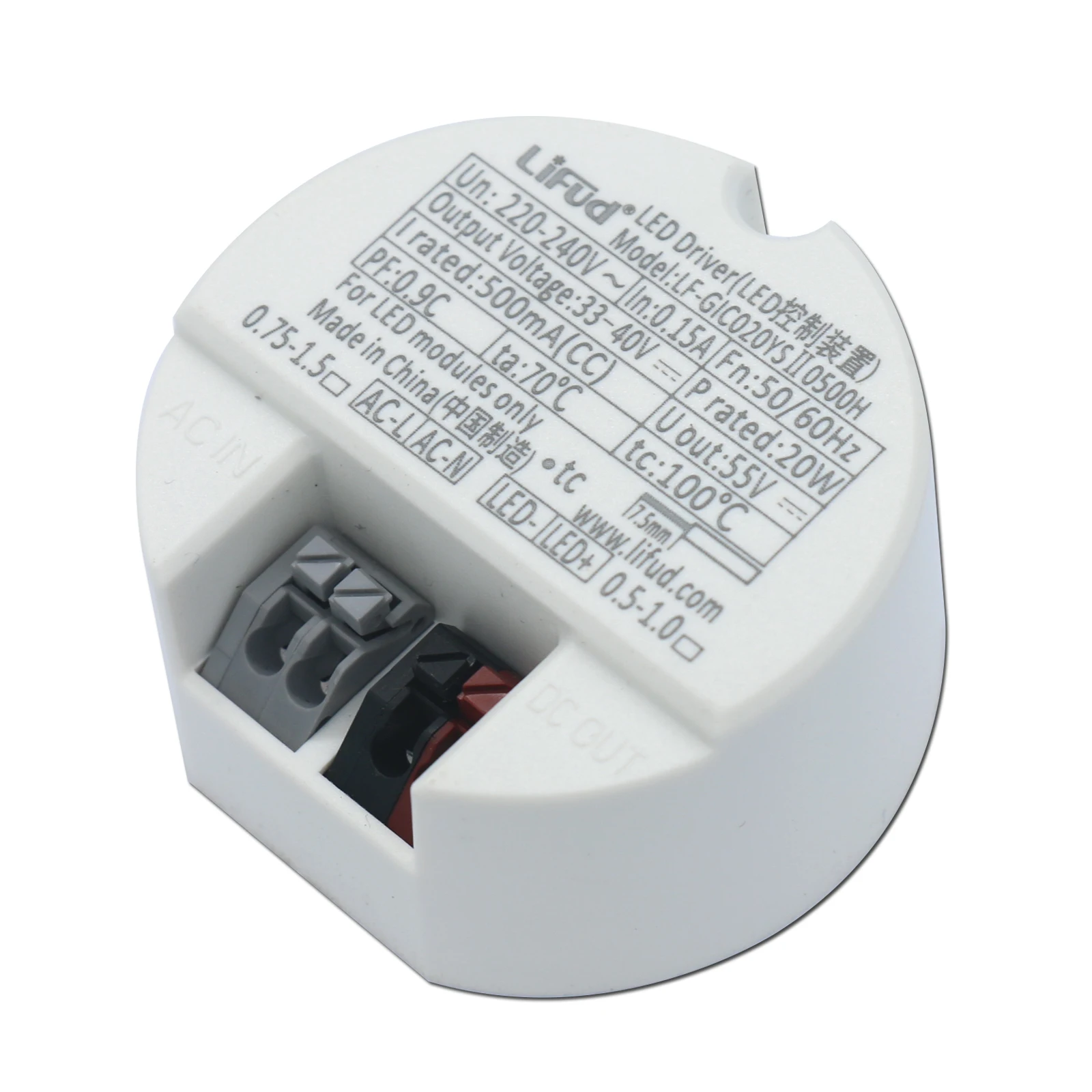 LED Driver Lifud 40W 30W 20W 18W 14W 12W 10W DC33-40V light alimentatore a soffitto trasformatori di illuminazione AC220-240V bianco