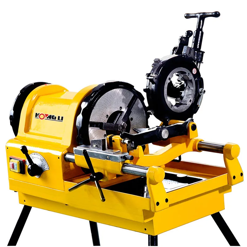 SQ100D1 Steel Pipe Threading Machine Cheap Electric Pipe Threader Set Up To 4 Inch