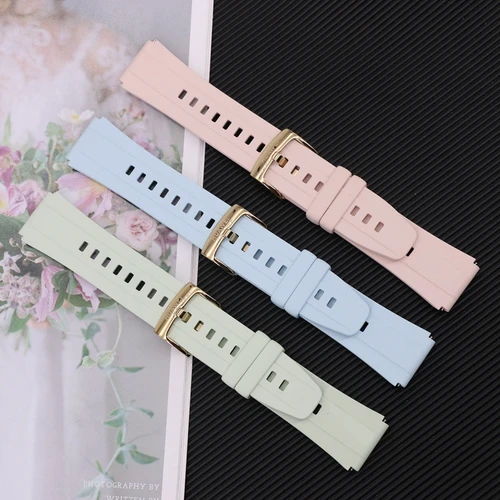 Imagen 2 del producto Correa de reloj Original de 18mm para Huawei GT6 GT5, correa de cuero de 41mm GT4 41mm FKM, correa deportiva para GT5pro 42mm, correa de piel de becerro para mujer