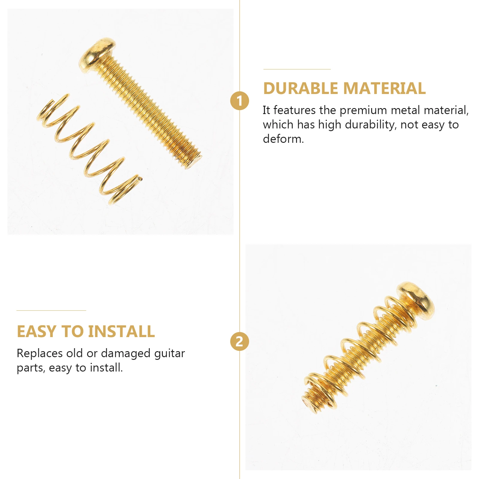 

Guitar Bridge Screws String Fixing Metal Replacement Parts for Electric Guitar Practical Black Accessories Musical Instrument