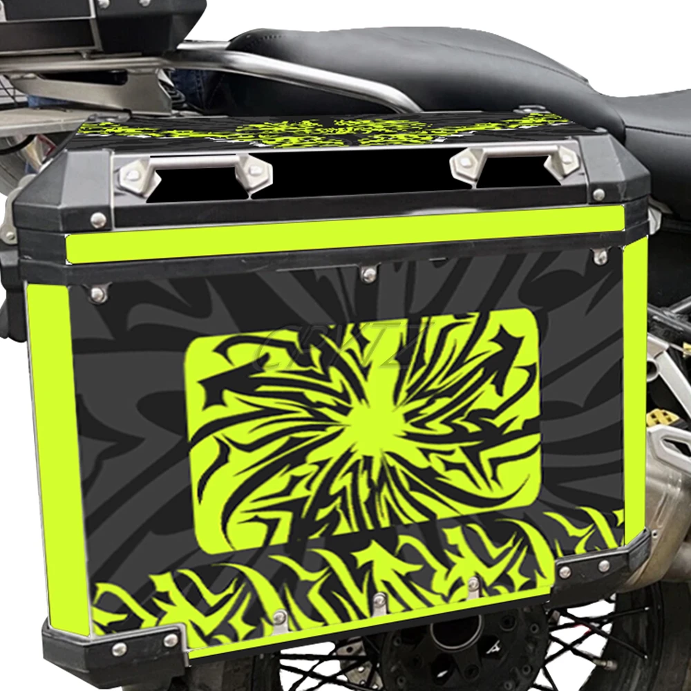 Fit For R1200GS R1250GS F850GS ADV Adventure Aluminum BOX Decorative Sticker Protector Set Motorcycle Panniers Decals