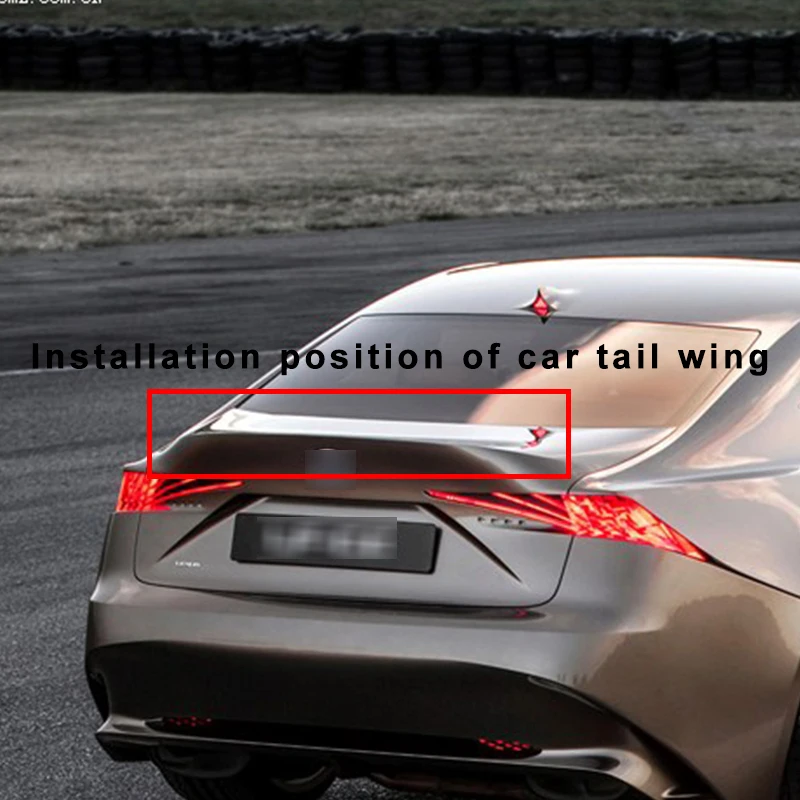 

Car Universal Electric Rear Spoiler Wing Trunk Tail Remote Control Modification Accessorie For Lexus LF-CC 2012