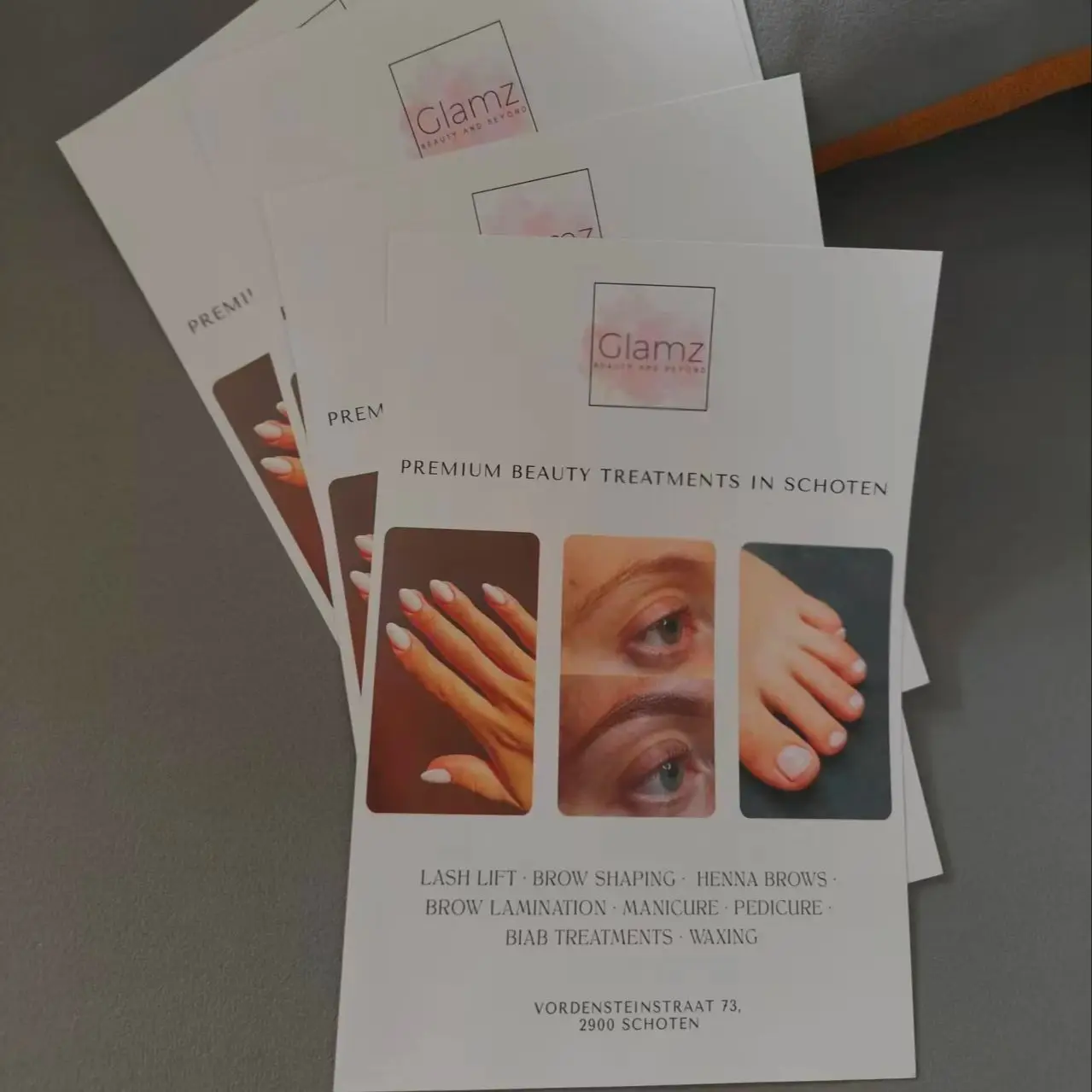 Customized A5 A6 business brochure design with your own double-sided color printing on 157 paper promotional flyers
