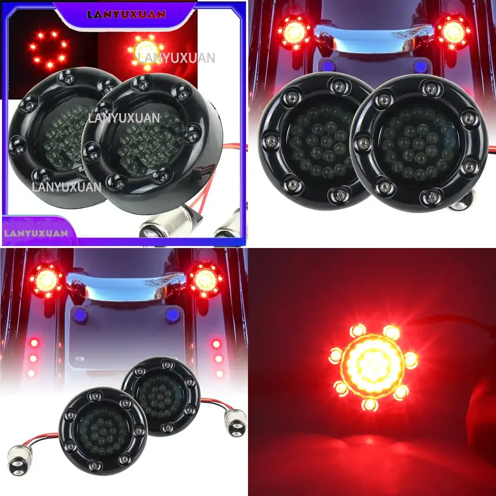 2026 2-inch Motorcycle Turn Signal for for Touring Street Glide Electra Glide Softail Dyna V Rod LED