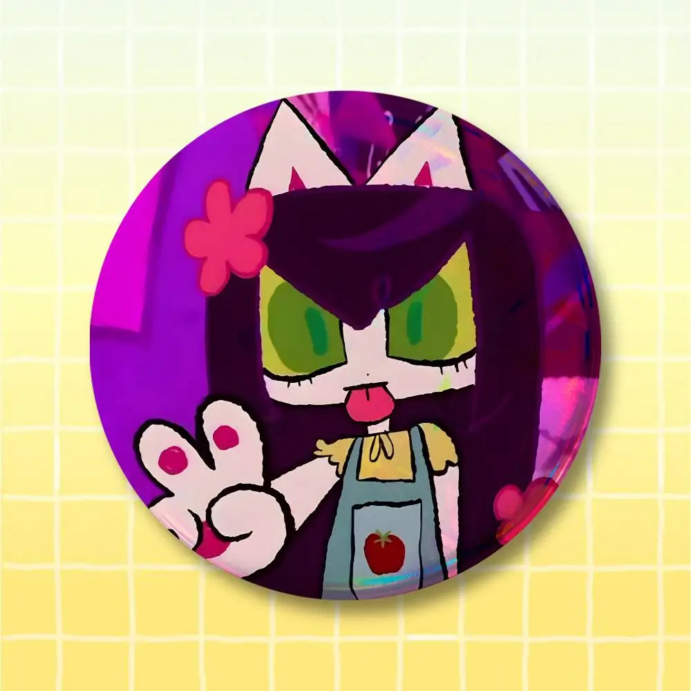 Salem N-Next Friday Magical Meow Meow Pin Buttons Round Badge for Clothes Bags Hats Pins Accessories Backpacks Tote Bags Decor